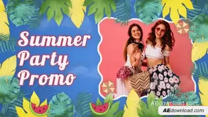 Summer Party Promo Openers template preview
