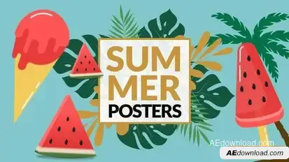 Summer Sale Posters Openers template preview