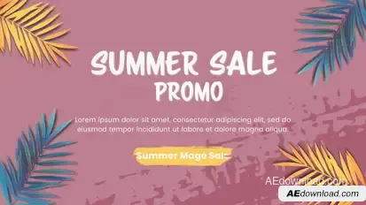 Summer Sale Promo Product Promo template preview