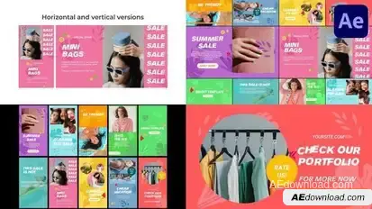 Summer Sale Promo for After Effects Openers template preview