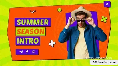 Summer Season Intro broadcast-packages template preview