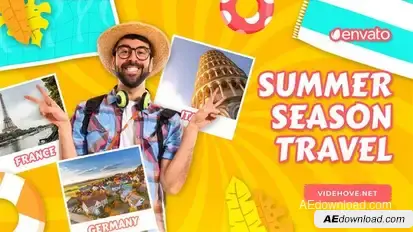 Summer Season Travel Promo Product Promo template preview