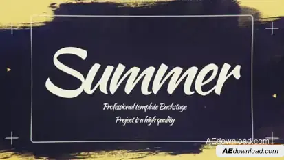 Summer Slideshow Openers template preview