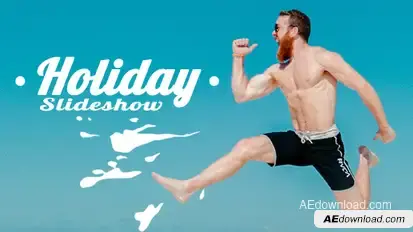 Summer Slideshow Video Displays template preview