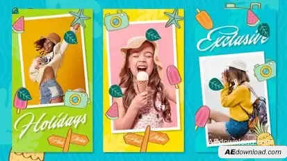 Tropic Travel  Instagram Openers template preview