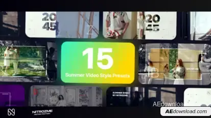 Summer Typography Vol. 03 Titles template preview