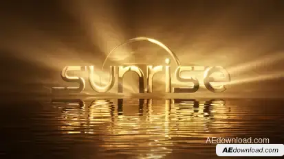 Sunrise Logo Logo Stings template preview