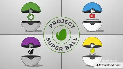 Super Ball Logo Logo Stings template preview