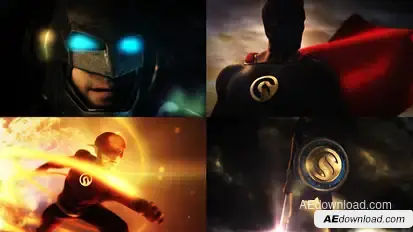 Super Epic Hero Logo Openers template preview