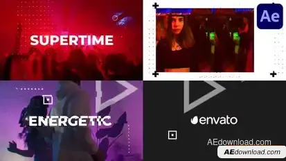 Supertime for After Effects Openers template preview