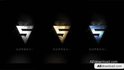 SUPREME Logo Stings template preview