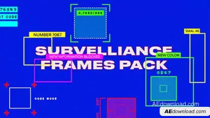 Survelliance Frames Pack Elements template preview