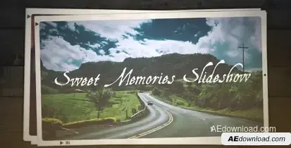 Sweet Memories Slideshow Video Displays template preview