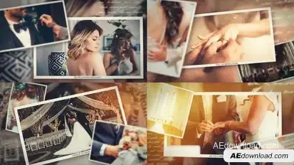Sweet Romantic Wedding Slideshow Openers template preview