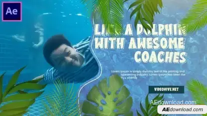 Videohive Swimming Pool Promo Opener Openers template preview
