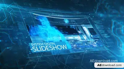 System Digital Slideshow Video Displays template preview