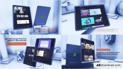 Tablet Gallery Promo Product Promo template preview