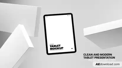 Tablet mockup Product Promo template preview