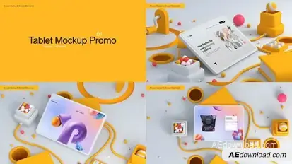 Tablet Mockup Product Promo template preview