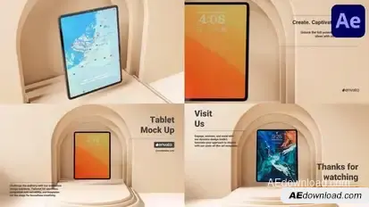 Tablet Pad Mock Up for After Effects Openers template preview
