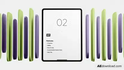 Tablet Pad Pro App Preview Screen Template Product Promo template preview