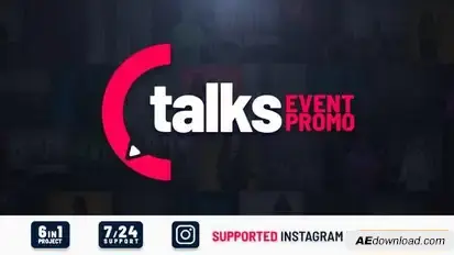 Talks Event Promo Openers template preview