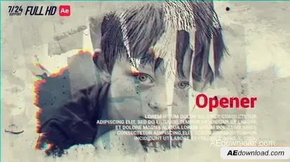 Tape Photo Story Openers template preview