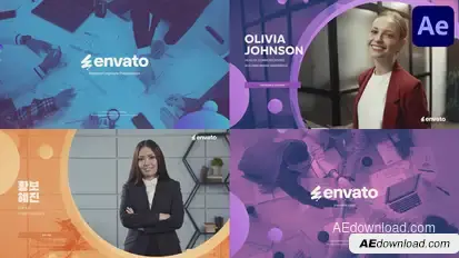 Team Introduction Slideshow for After Effects Openers template preview
