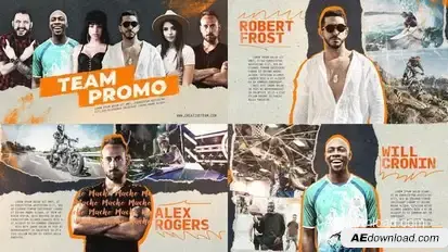 Team Promo Openers template preview