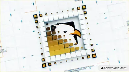 Tech Cubes Logo Openers template preview