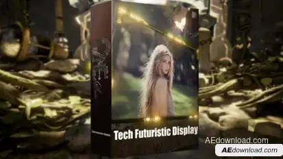 Tech Futuristic Display Video Displays template preview