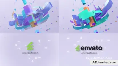 Tech Logo reveal Logo Stings template preview