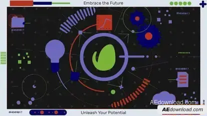 Tech Symbolic Logo Emergence Openers template preview