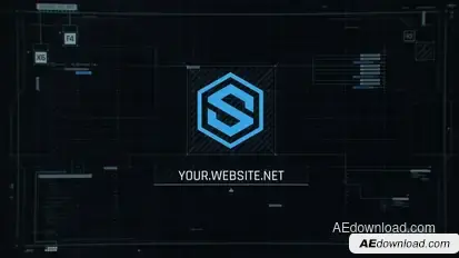 Tech UI Screen Logo Logo Stings template preview