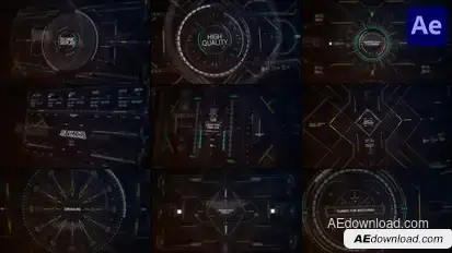 Technic Displays | After Effects Titles template preview