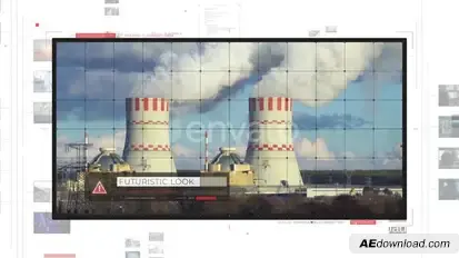 Technological Displays Video Displays template preview