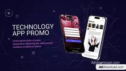 Technology App Promo Product Promo template preview