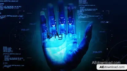Technology Company Opener. Video Displays template preview