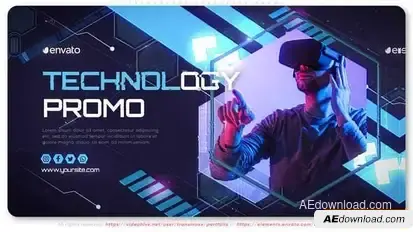 Technology Corporate Promo Openers template preview