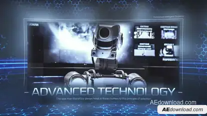 Technology Cyber Games Slideshow Video Displays template preview