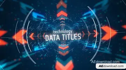 Technology Data Titles Titles template preview