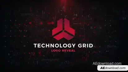 Technology Grid Logo Logo Stings template preview