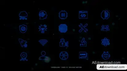Technology Icons Elements template preview