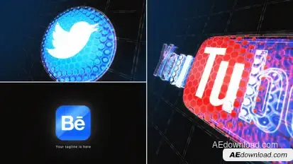 Technology Logo Reveal Logo Stings template preview