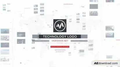 Technology Multiscreen Logo Logo Stings template preview