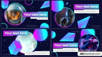 Videohive Technology NFT Stock Market Crypto Slideshow Openers template preview