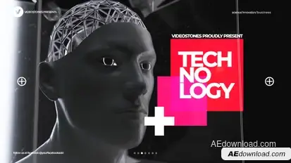 Technology Opener & Intro Video Displays template preview