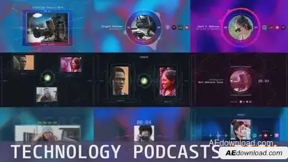 Technology Podcasts Pack Openers template preview