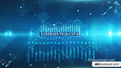 Technology Presentation Video Displays template preview