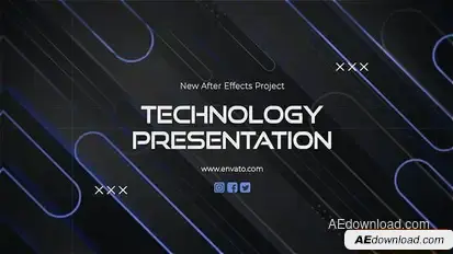 Technology Presentation Openers template preview